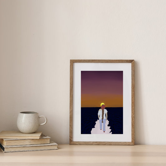 Held By Fire - Inspirational Wall Art Matte Poster