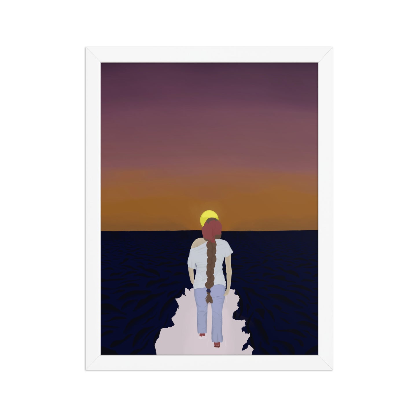 Held By Fire - Inspirational Wall Art Matte Poster