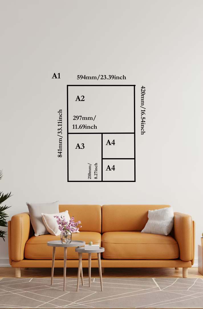 Weight of a feather Matte poster