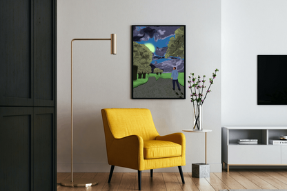 Beyond times of rain Matte poster