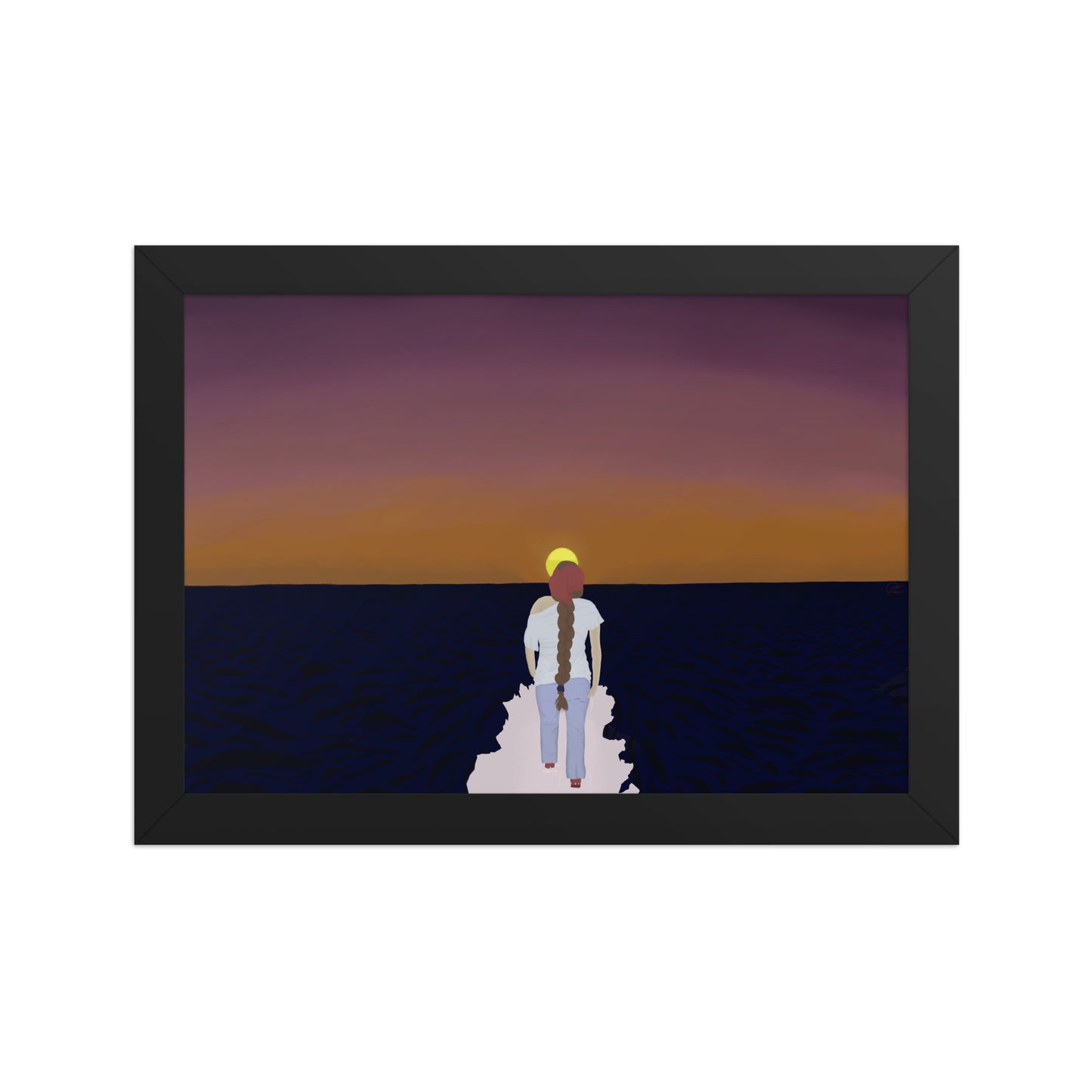 Held By Fire - Inspirational Wall Art Matte Poster
