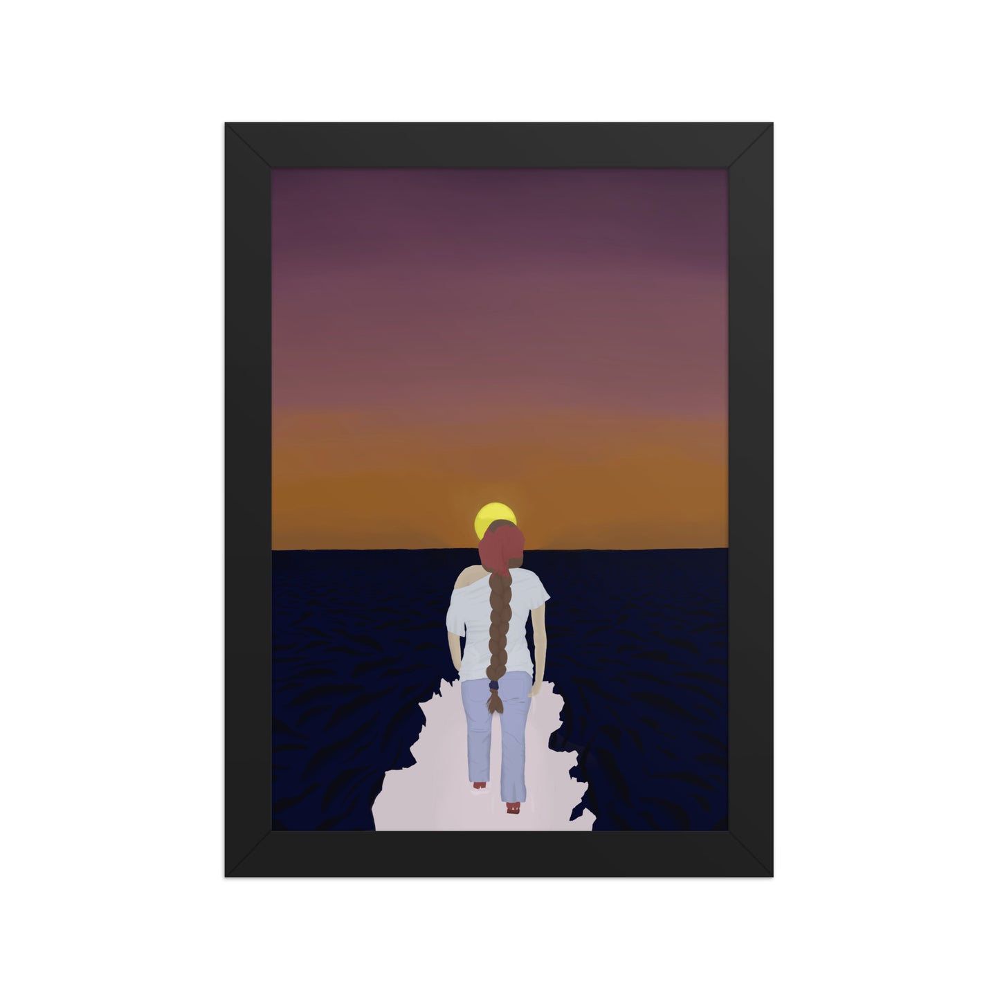 Held By Fire - Inspirational Wall Art Matte Poster
