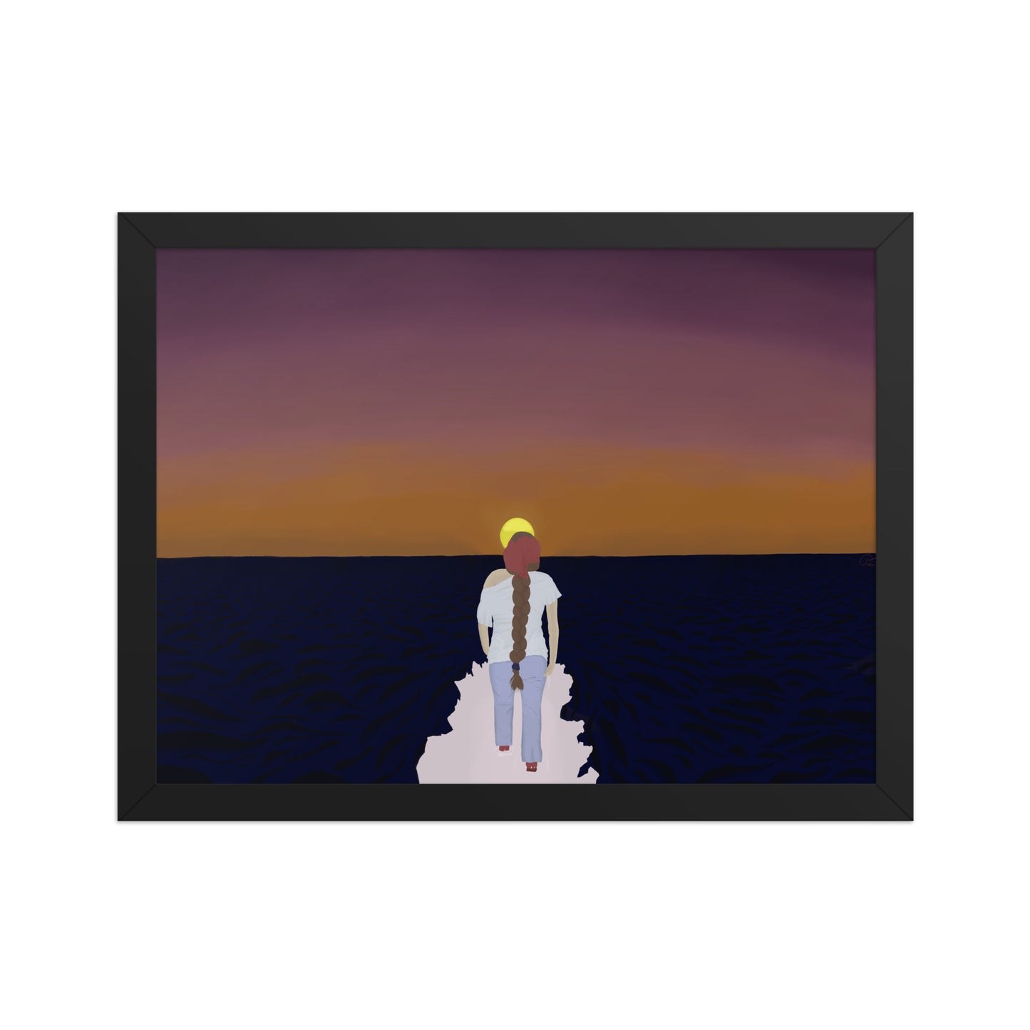 Held By Fire - Inspirational Wall Art Matte Poster