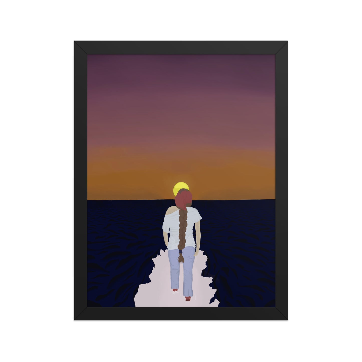 Held By Fire - Inspirational Wall Art Matte Poster