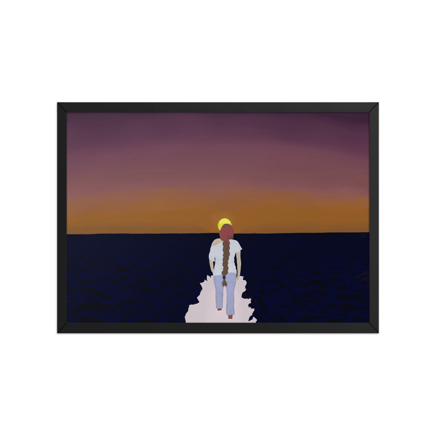 Held By Fire - Inspirational Wall Art Matte Poster