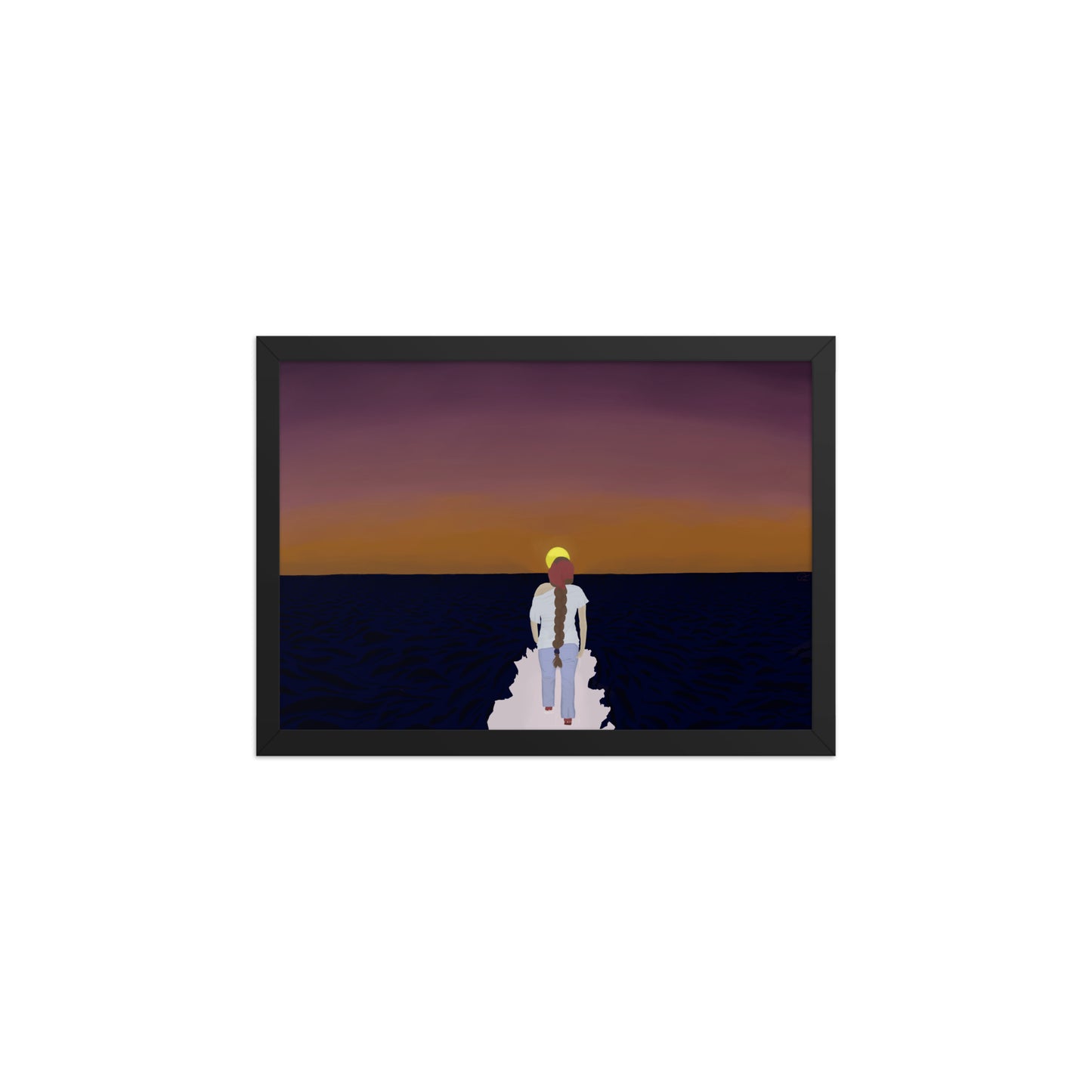 Held By Fire - Inspirational Wall Art Matte Poster