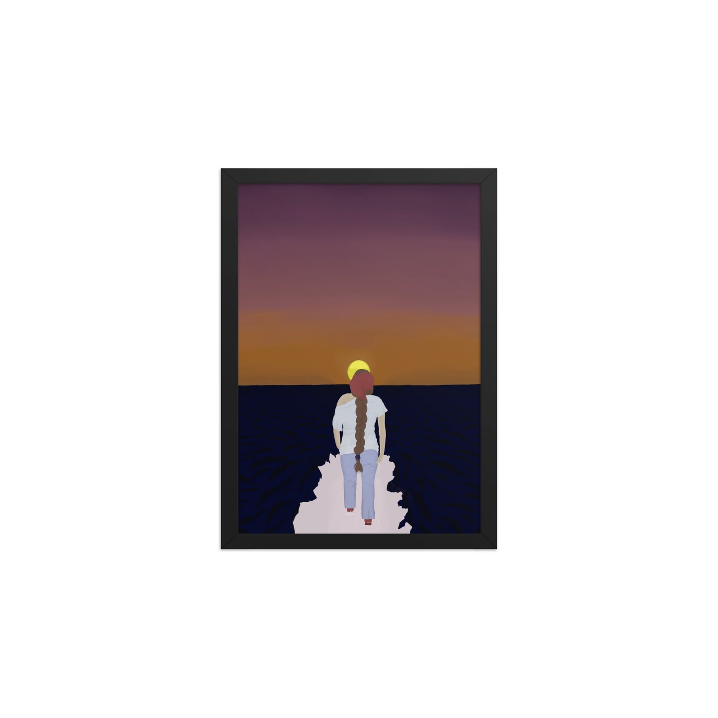 Held By Fire - Inspirational Wall Art Matte Poster