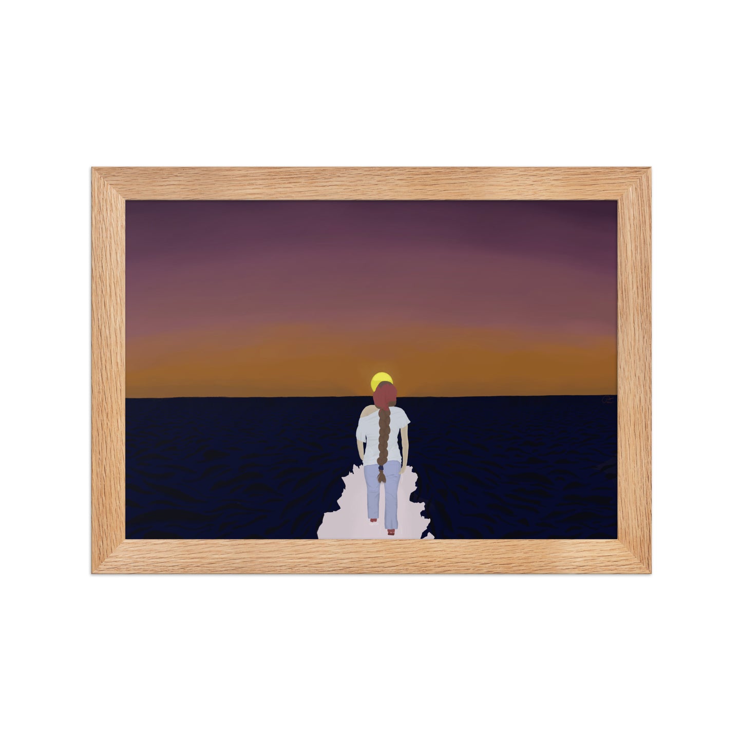 Held By Fire - Inspirational Wall Art Matte Poster