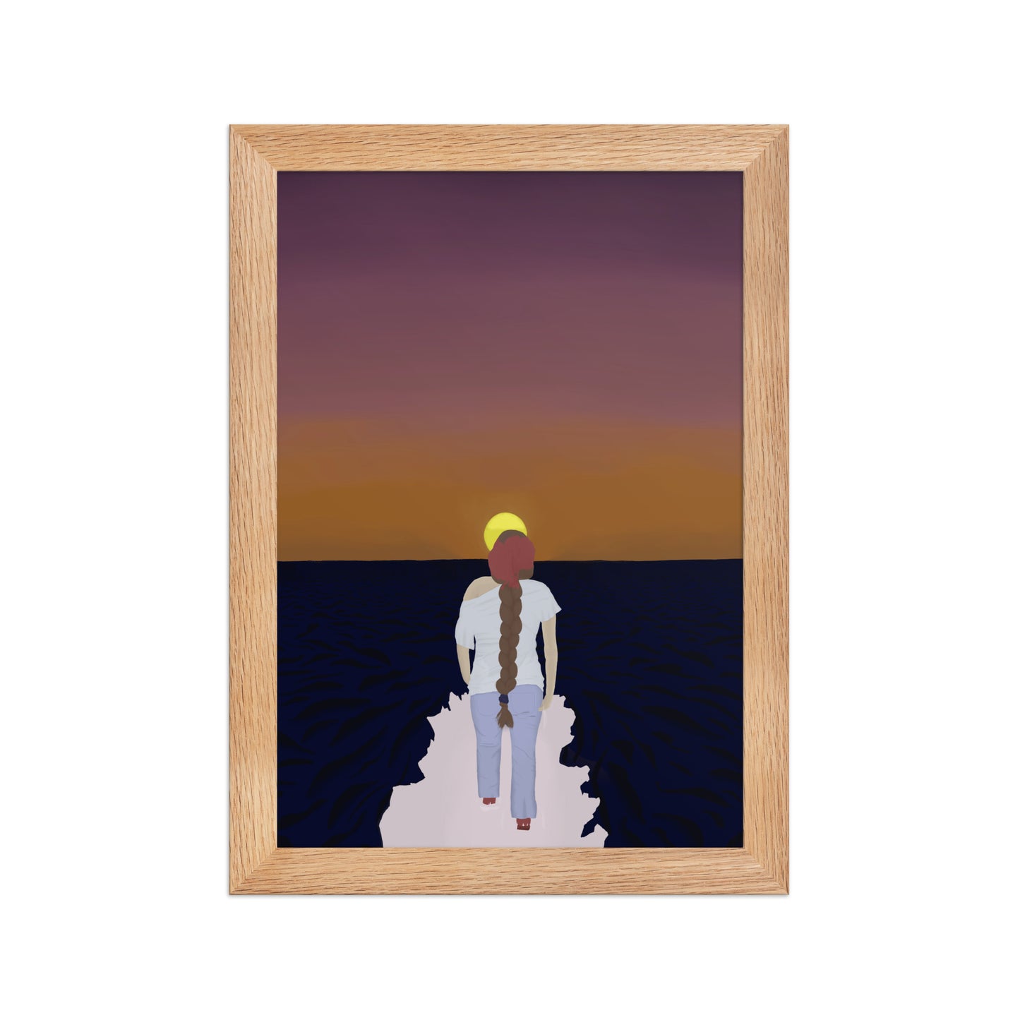 Held By Fire - Inspirational Wall Art Matte Poster