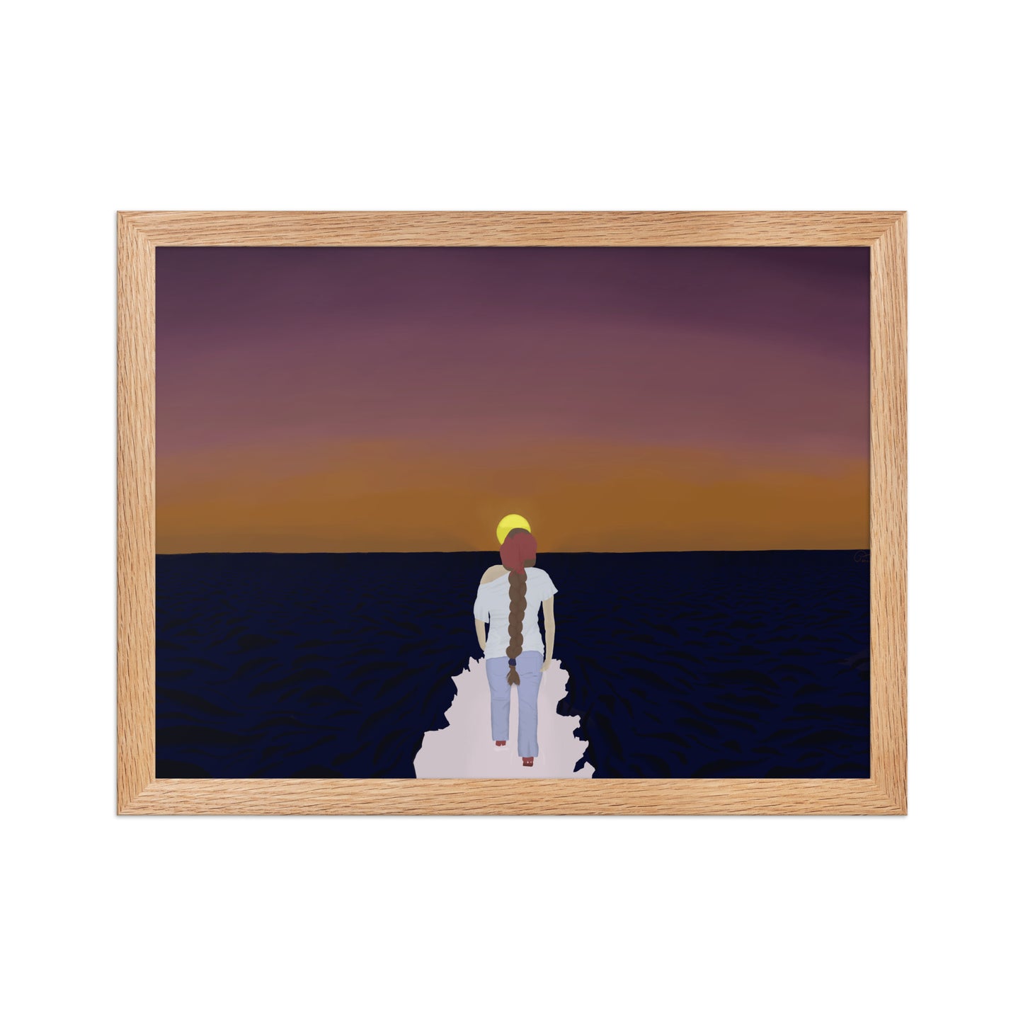 Held By Fire - Inspirational Wall Art Matte Poster