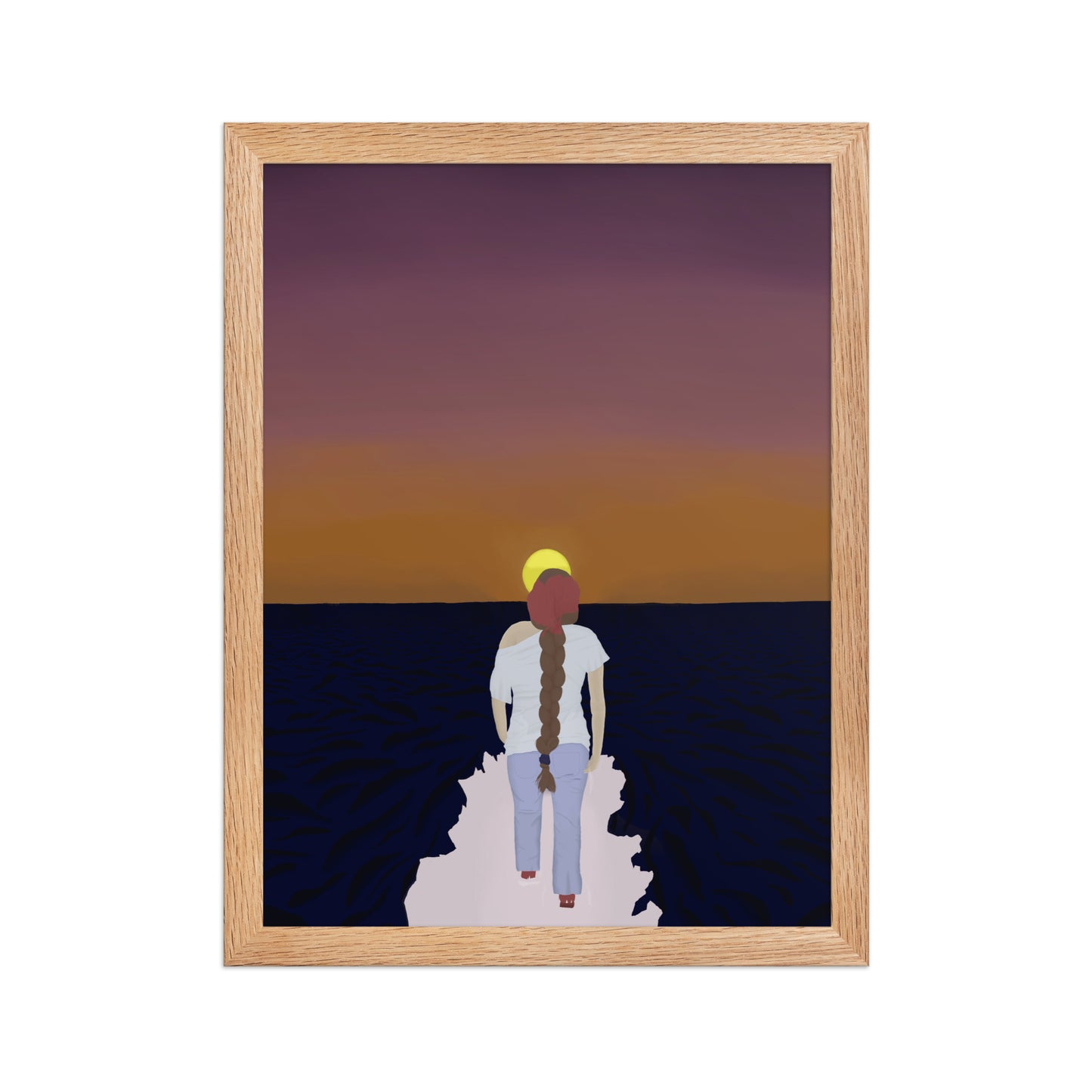 Held By Fire - Inspirational Wall Art Matte Poster