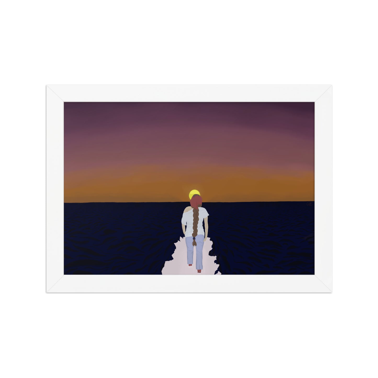 Held By Fire - Inspirational Wall Art Matte Poster