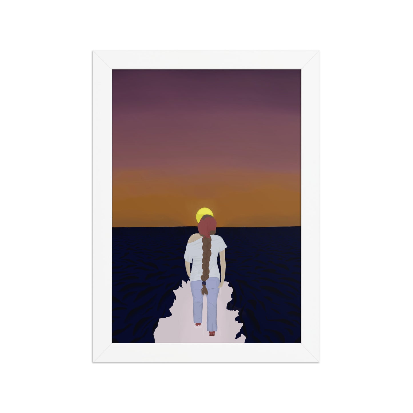 Held By Fire - Inspirational Wall Art Matte Poster