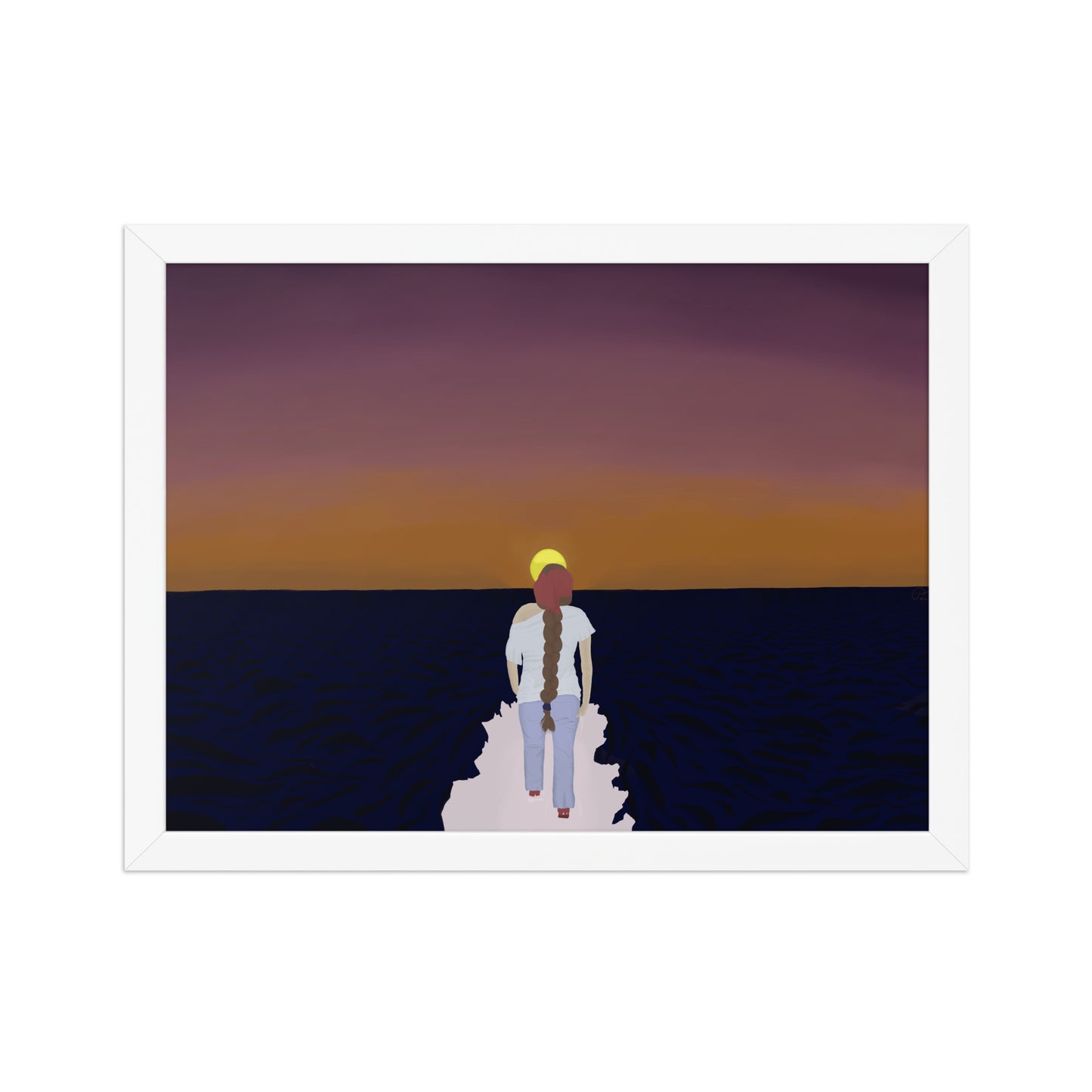 Held By Fire - Inspirational Wall Art Matte Poster