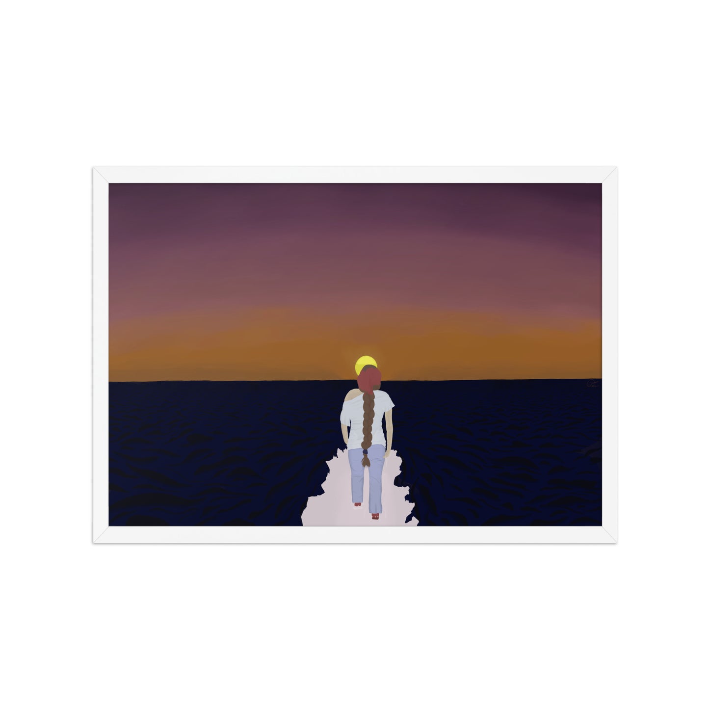 Held By Fire - Inspirational Wall Art Matte Poster