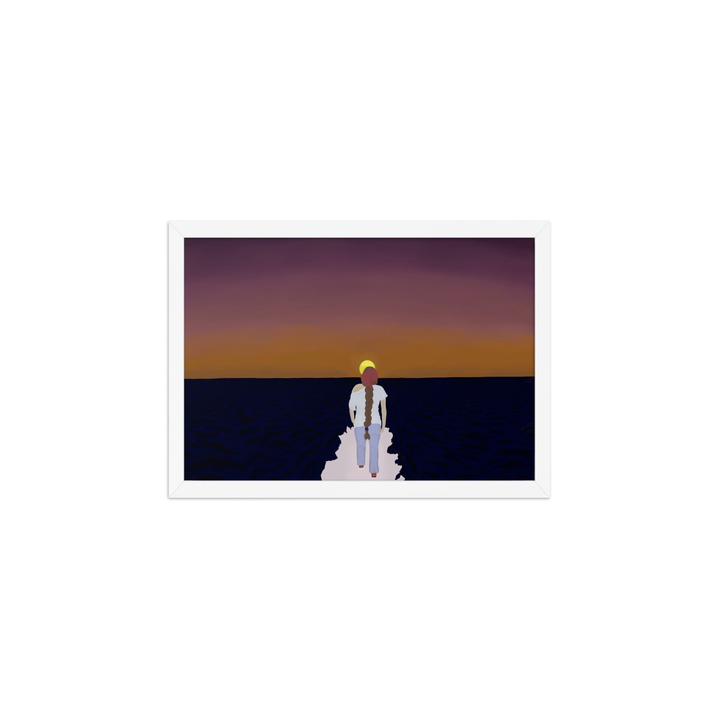 Held By Fire - Inspirational Wall Art Matte Poster
