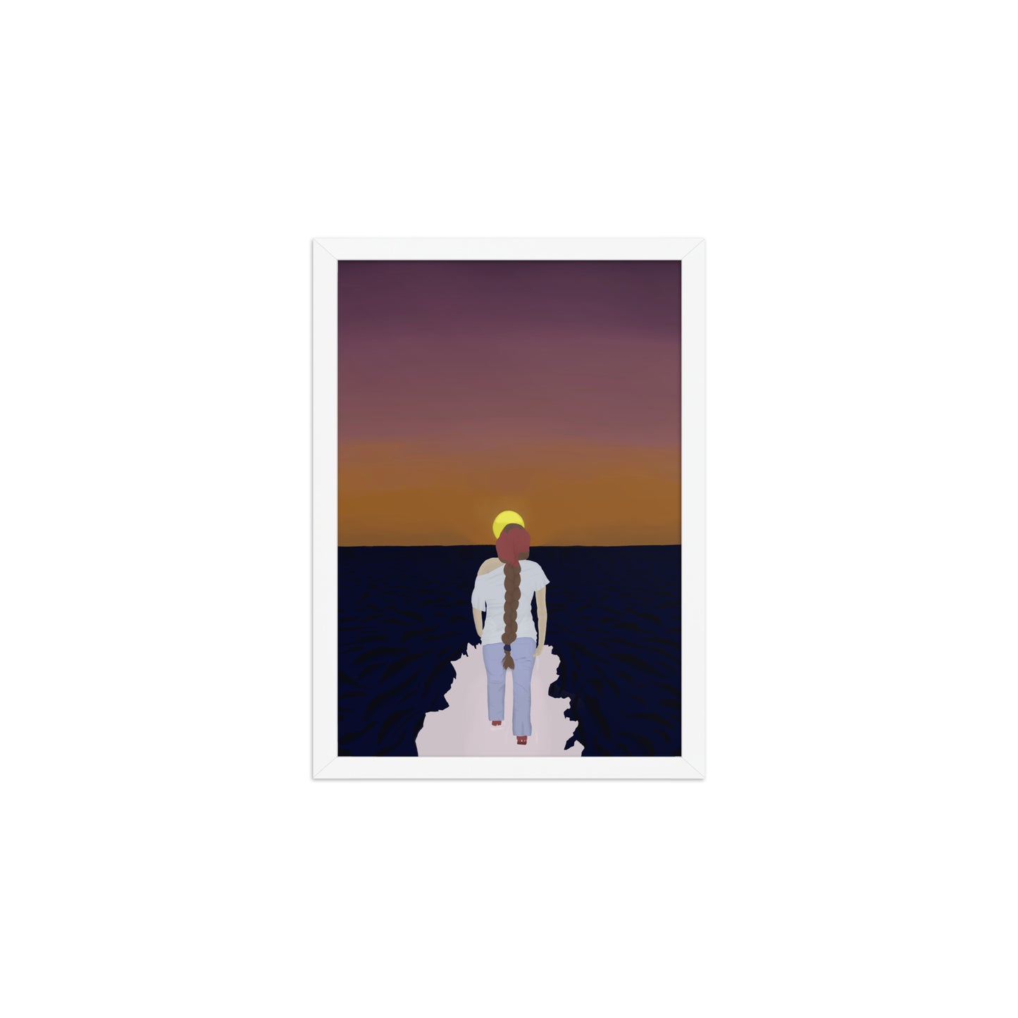 Held By Fire - Inspirational Wall Art Matte Poster
