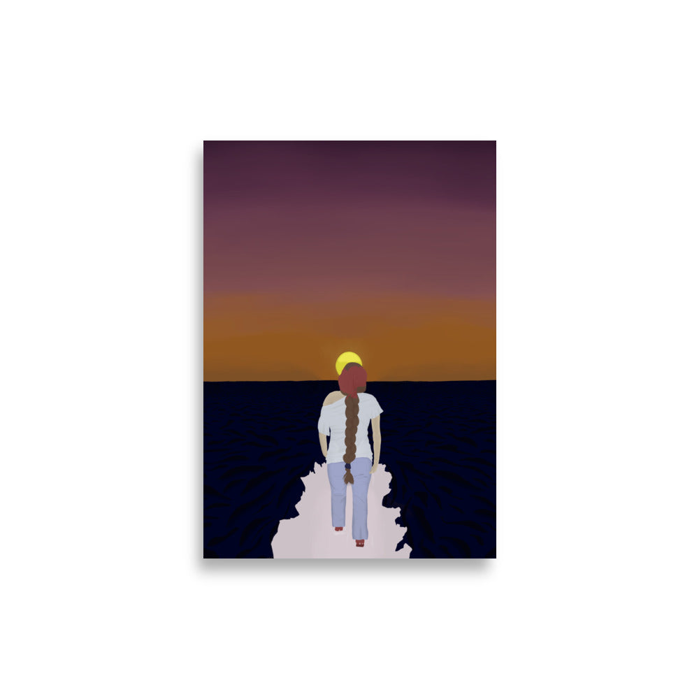 Held By Fire - Inspirational Wall Art Matte Poster