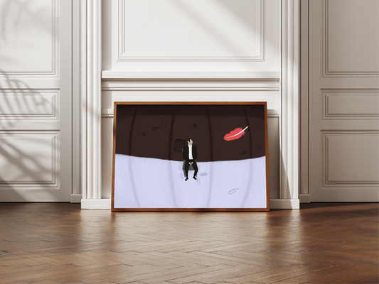 Weight of a Feather Matte poster