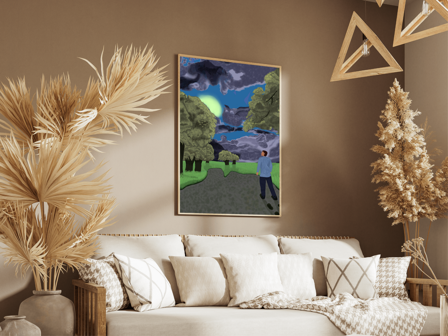 Beyond times of rain Matte poster